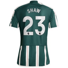 Manchester United Shaw 23 Matchtröjor Borta Fotbollströja 2023-24